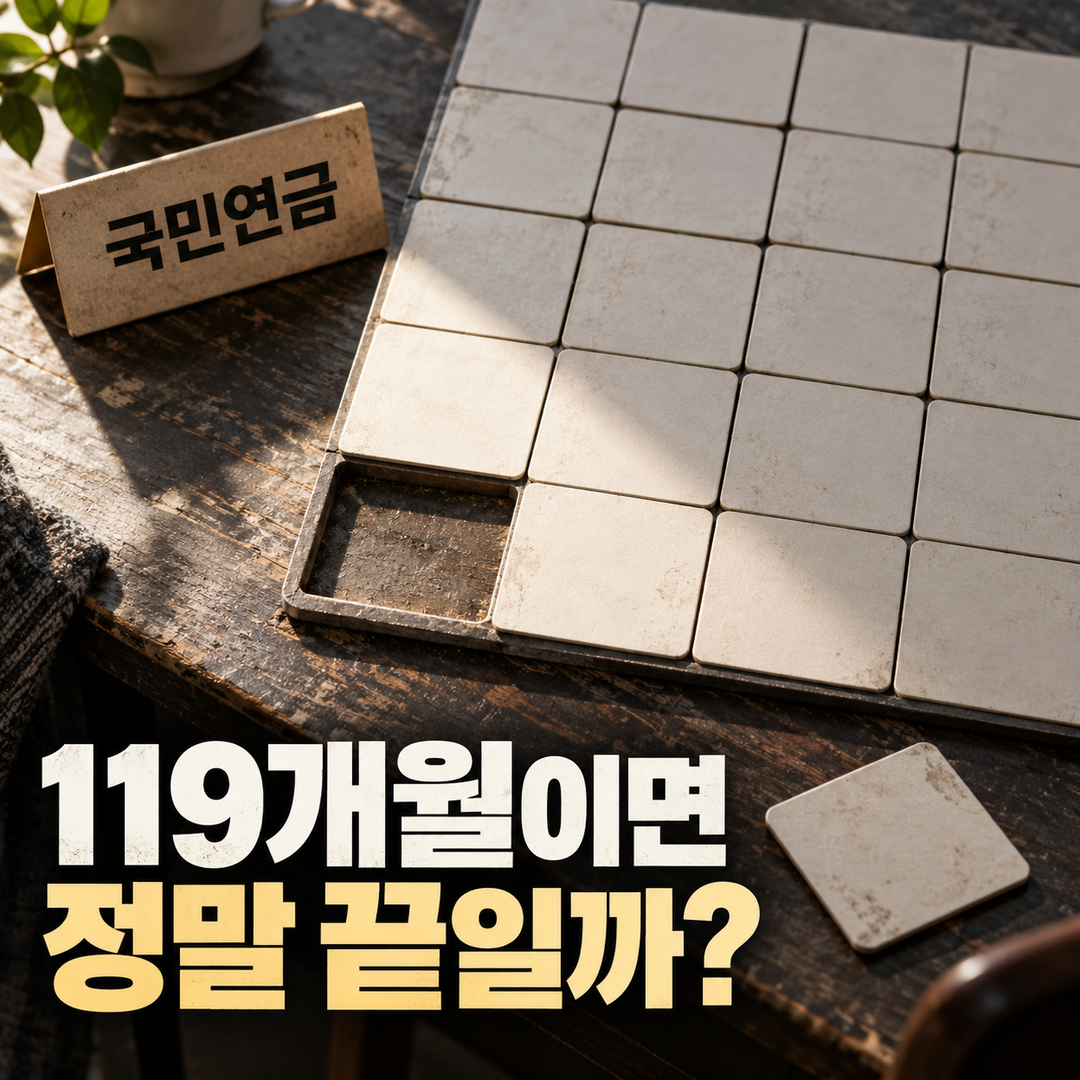 국민연금 120개월에 딱 한 달 모자라면, 평생 받을 연금은 어디로 갈까